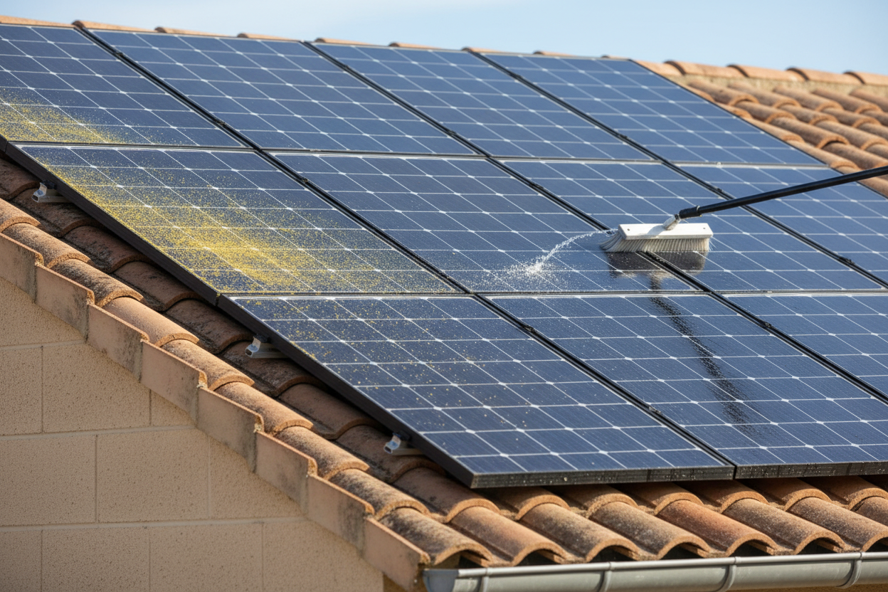 Nettoyage de panneaux solaires résidentiels à Salon-de-Provence